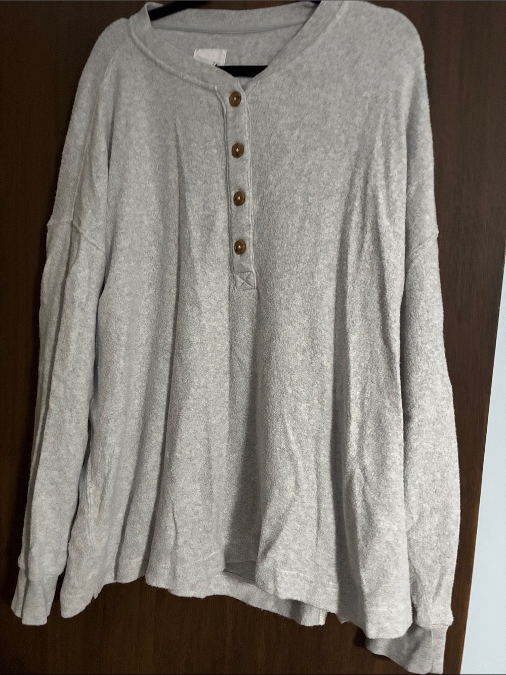 Aerie XXL light gray Top/Sweatshirt